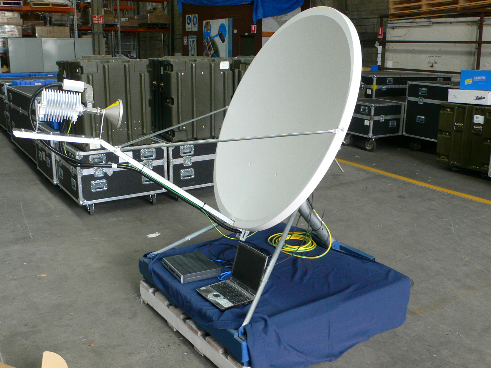 CPI SAT Prodelin 1.2m Ku Band 1134 Series VSAT Satellite Dish
