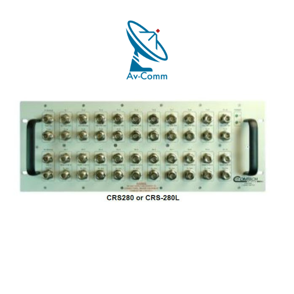 Comtech CRS-280_L IF Switch Unit Front Panel